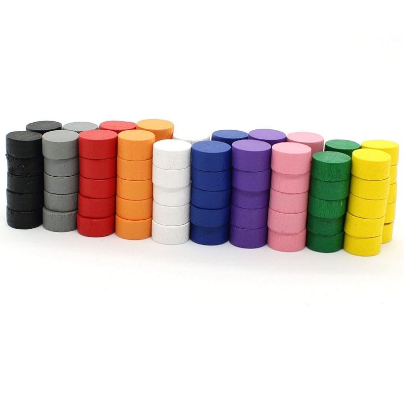 Board Game Sequence - 10MM token dysków do gier 10/50/100/200/500