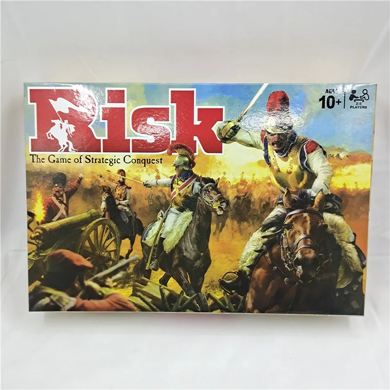 Board Game Risk - RISK Gra planszowa strategiczna dla 2-5