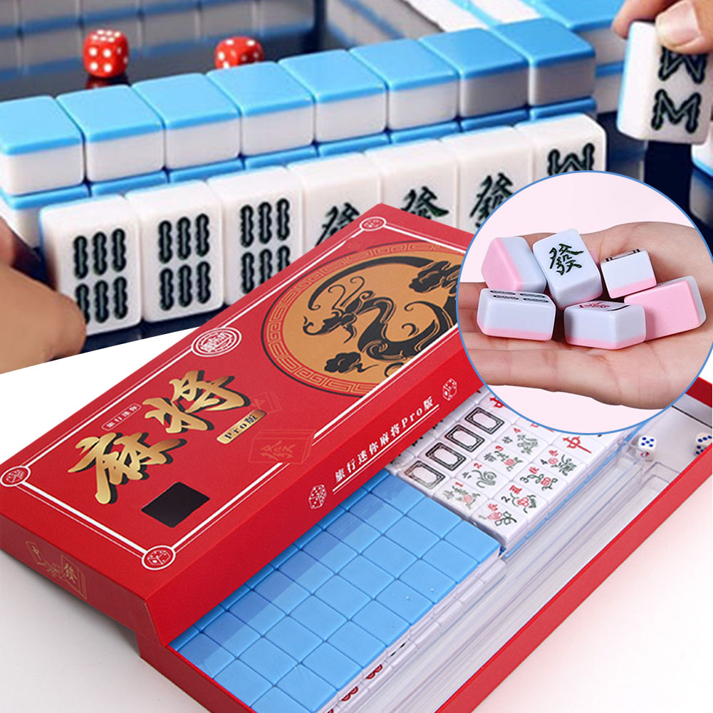 Board Game Review - Przenośny Mini Zestaw Mahjong Podróżny Z