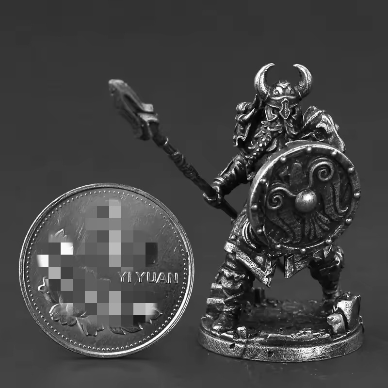 Biały mosiężny model miniaturo – Board Game Vikings recenzja i cena