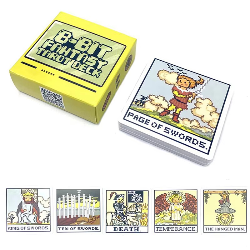 8-bitowa karta tarota fantasy, – Board Game Quantum recenzja i cena