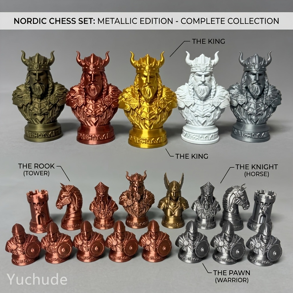 Figurki do szachów w stylu wik – Board Game Vikings recenzja i cena