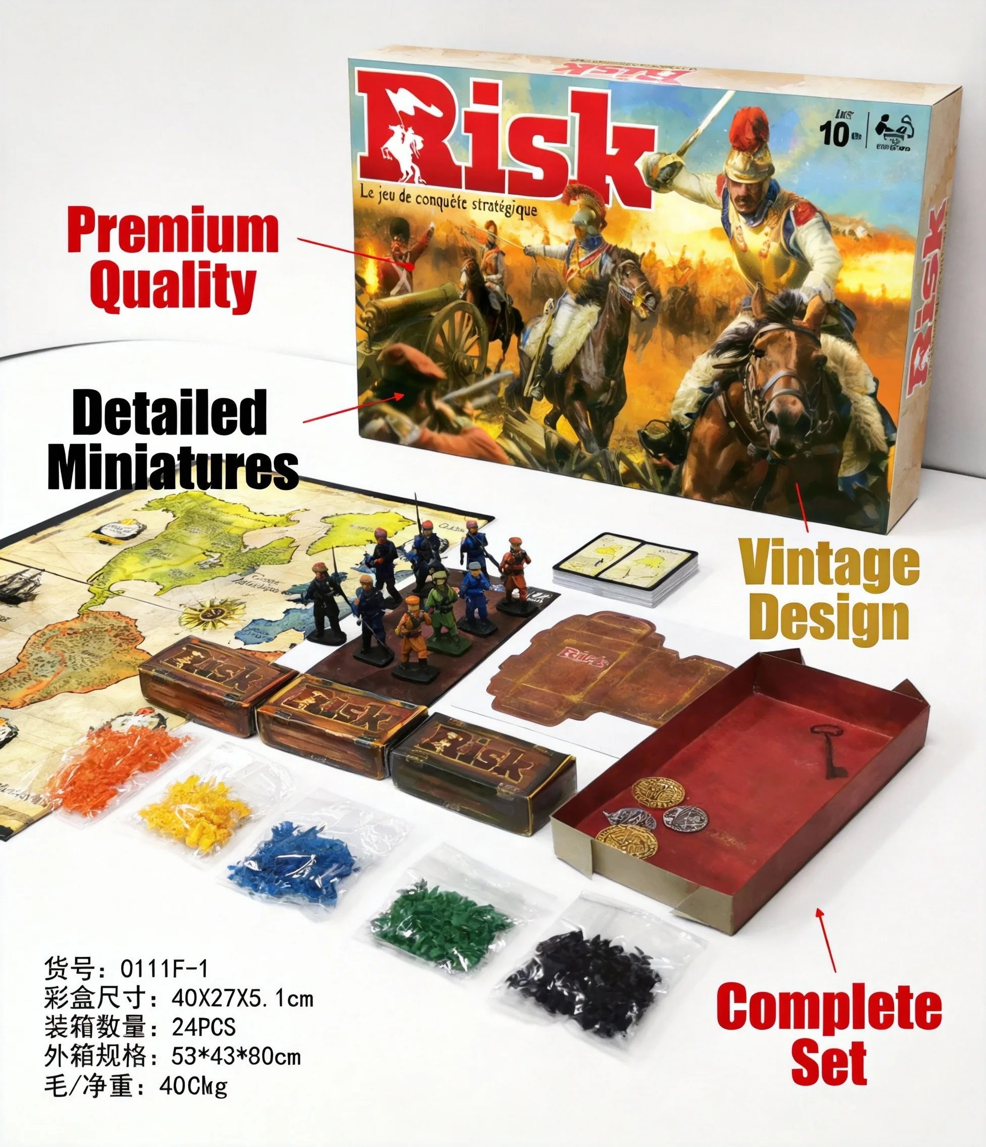 Francuska gra planszowa Risk,  – Board Game Risk recenzja i cena
