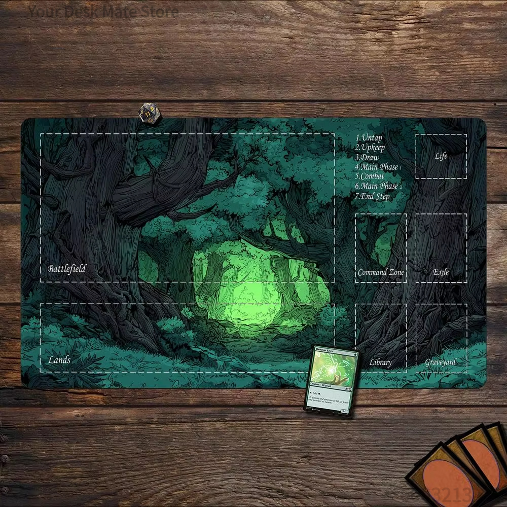 Mata do gry MTG z motywem lasu – Play Mat Neoprene recenzja i cena