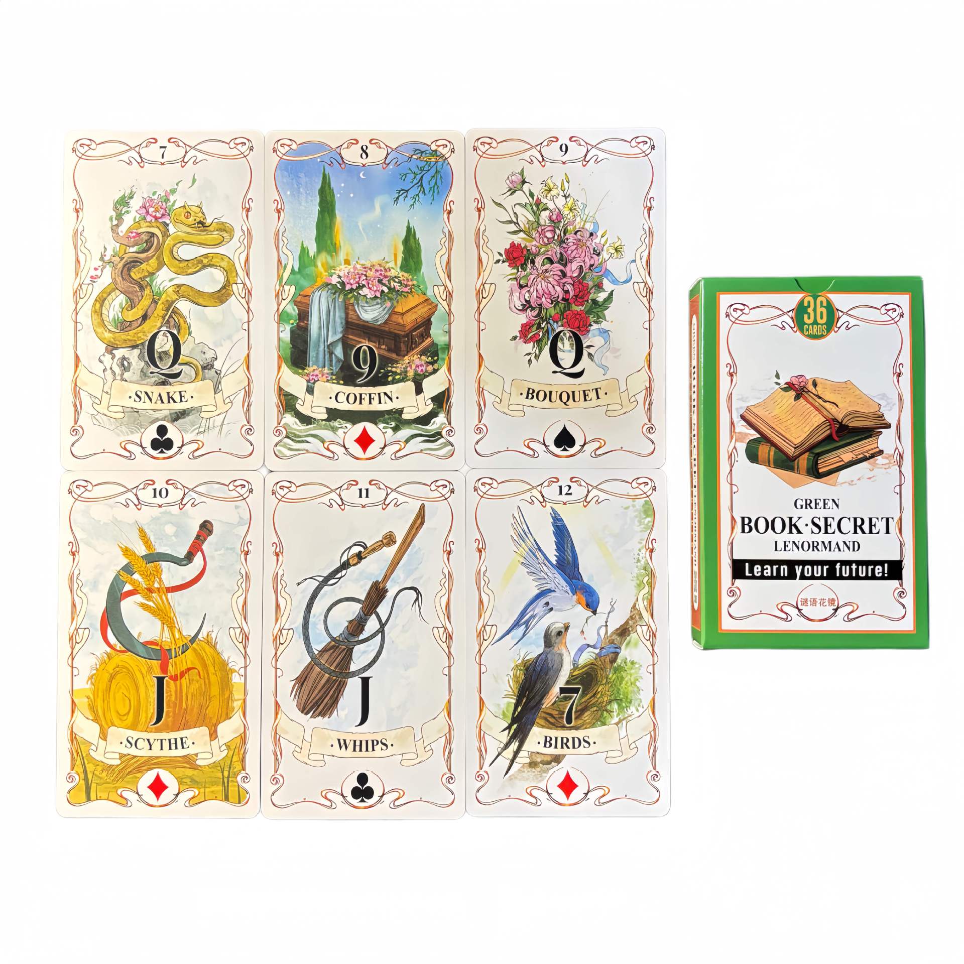 Karty Wyroczni Lenormand Green – Board Game Quantum recenzja i cena