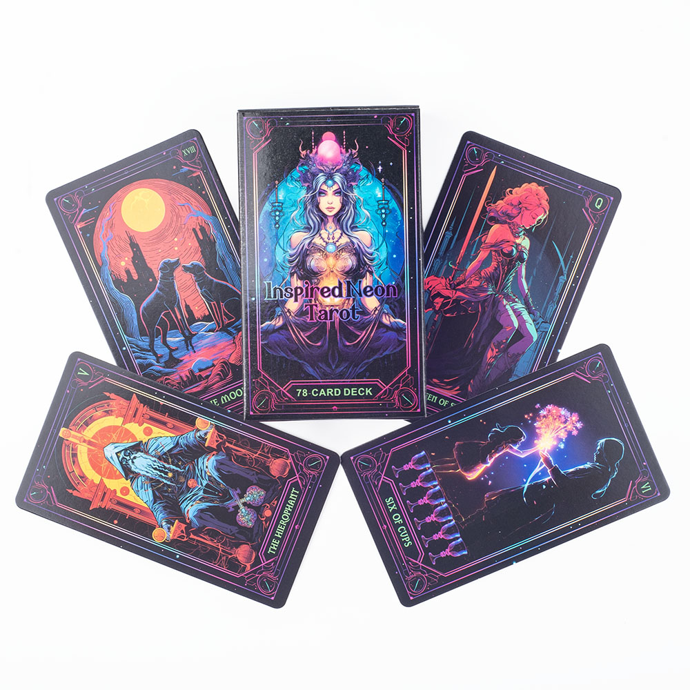 Inspired Neon Tarot Deck 78 Ka – Board Game Quantum recenzja i cena