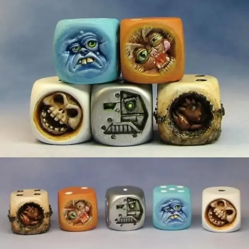 Zestaw kostek z żywicy Monster – Board Game Monster recenzja i cena